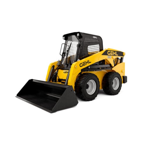 GEHL V330 GEN:2 skid steer loader with vertical lift design and heavy-duty wheels
