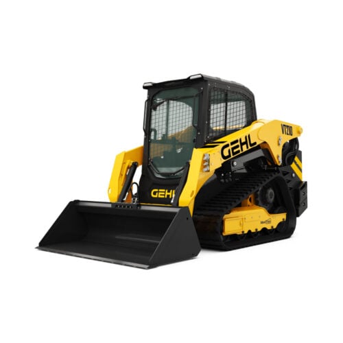 GEHL VT210 compact track loader with rubber tracks and vertical lift design