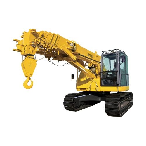 Maeda CC1485S-1 compact mini crawler crane on crawler tracks with telescoping boom