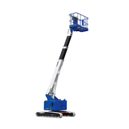 Tadano AS-32C telescopic crawler boom aerial work platform with tracked base and extended boom