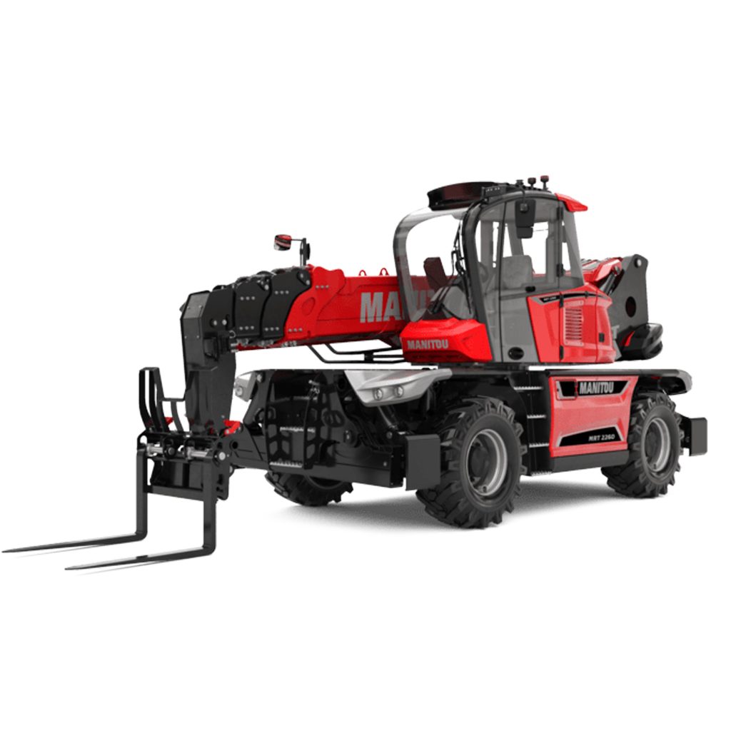 Manitou MRT 2260 rotating telehandler in operation